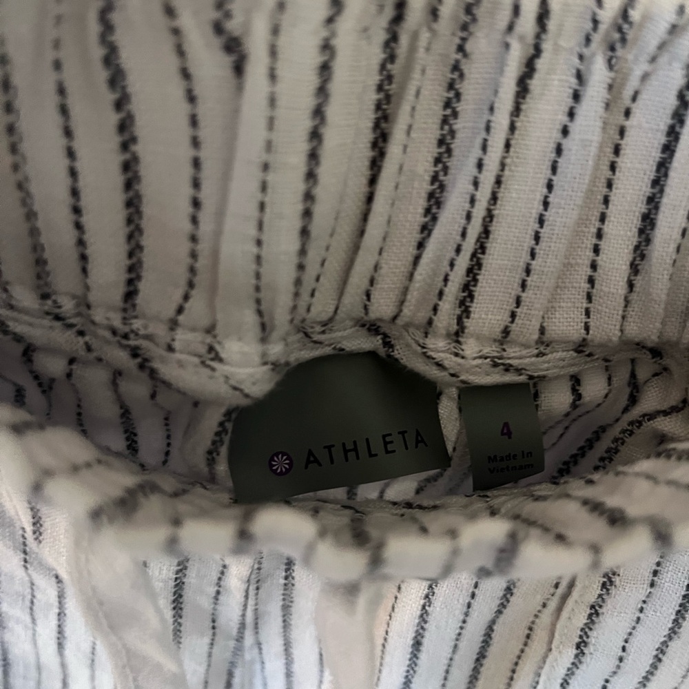 Athleta Bali 100% Linen Ankle Pants - Picture 6 of 9